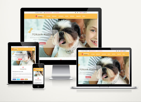 Veteriner Kliniği Web Sitesi