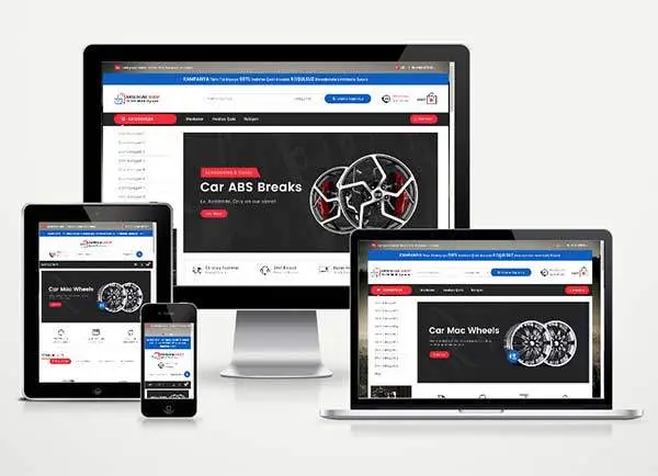 E-Ticaret Oto Aksesuar Web Sitesi