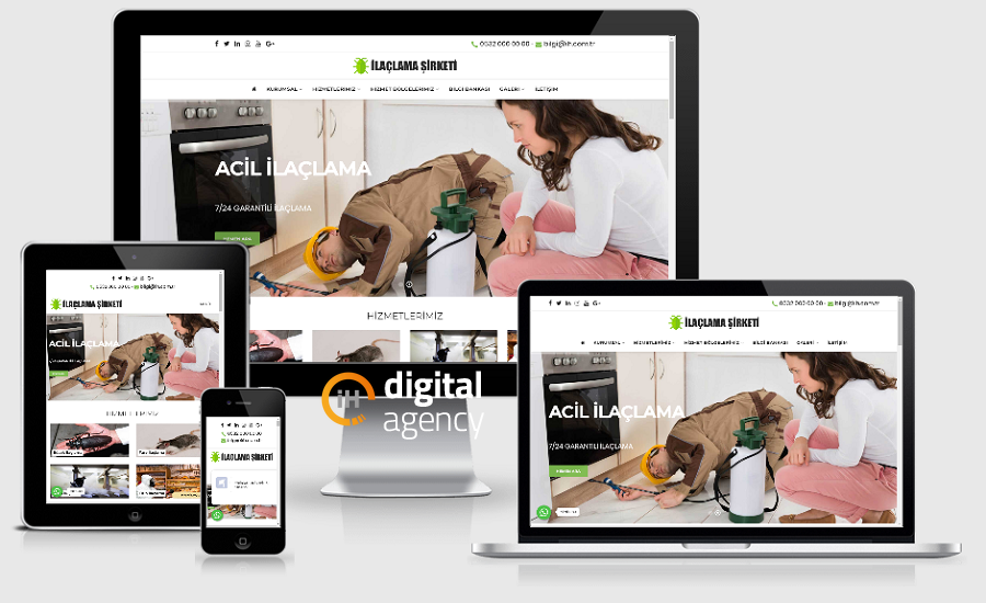 İlaçlama Şirketi Web Sitesi