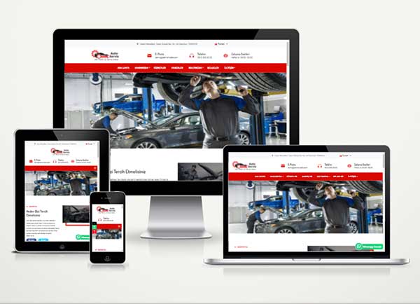 Oto Servis & Tamir Web Sitesi