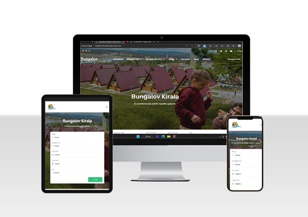 Bungalov Kiralama Web Sitesi