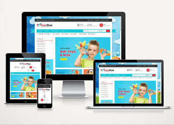 E-Ticaret Kids Shop Web Sitesi
