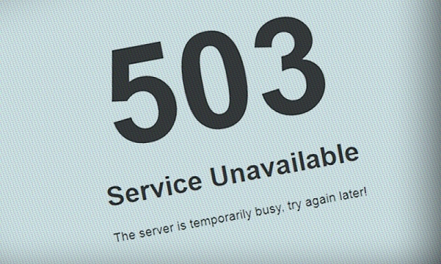 503 Service Unavailable Hatası