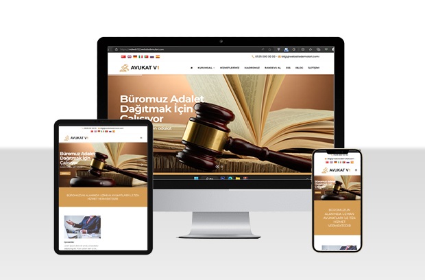 Hukuk Büroları Web Sitesi 