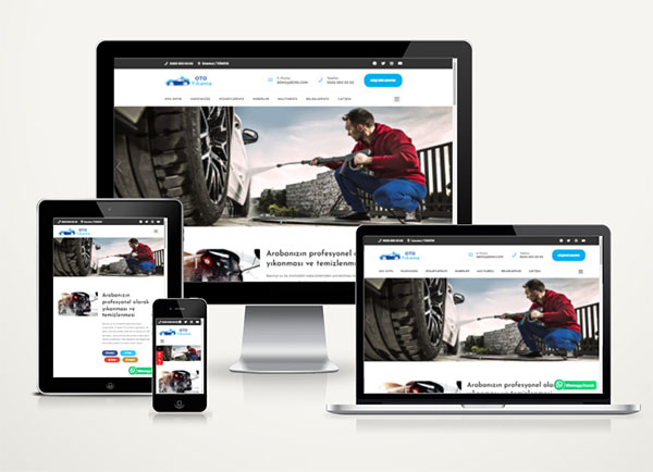 Oto Yıkama Web Sitesi