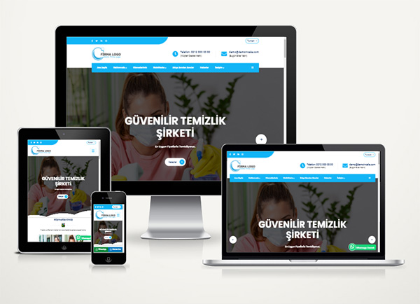 Baca Temizlik Firması Web Sitesi